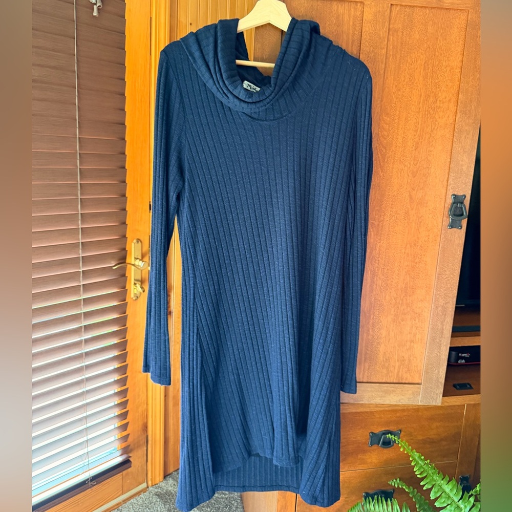 Anthropologie Michael Stars Sweater Dress Navy Size Large